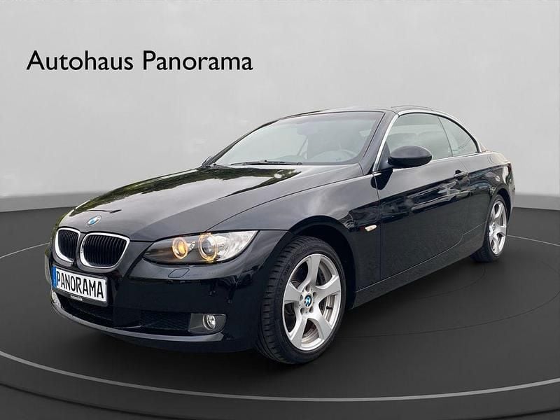 Schwarz Gebraucht 2007 BMW 320 Cabriolet Sport Line Cabrio | 11.990 € (Fairer Preis) - Bild 1/4