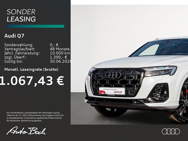 Neu Audi Q7 S-Line 340 PS (250 kW) 2025 Weiß SUV
