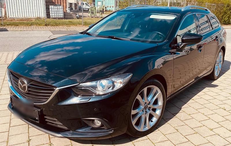 Schwarz Gebraucht 2014 Mazda 6 Sports-Line Kombi | 6.999 € (Superpreis) - Bild 1/4