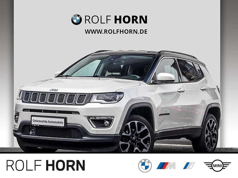 Pearl white tricoat Gebraucht 2018 Jeep Compass Limited SUV | 17.710 € (Fairer Preis) - Bild 1/4