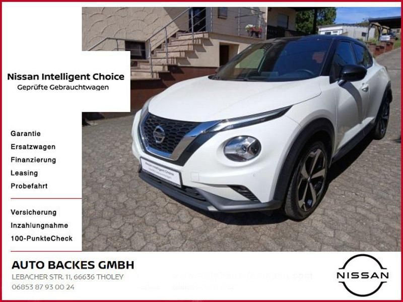 White/black Gebraucht 2020 Nissan Juke Tekna SUV | 15.900 € (Fairer Preis) - Bild 1/4