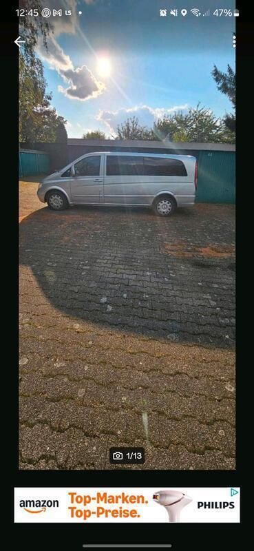 Silber Gebraucht 2005 Mercedes Vito Van / Kleinbus | 4.500 € - Bild 1/4