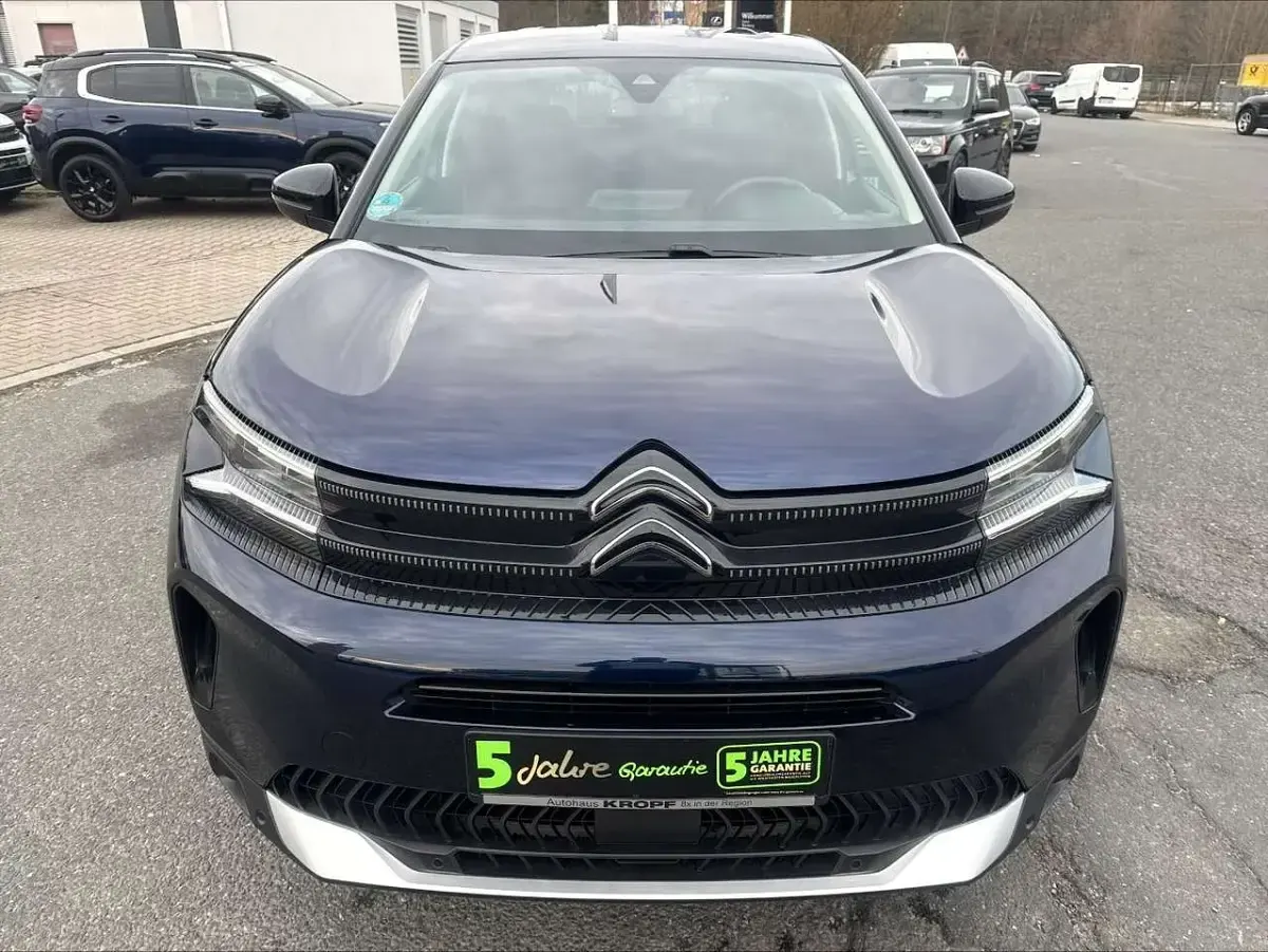 Gebraucht Citroën C5 Aircross PureTech 131 PS (96 kW) 2024 Blau metalliclackierung SUV