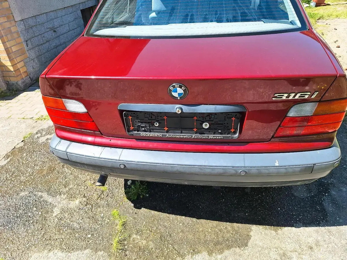 Gebraucht BMW 316 100 PS (73 kW) 1993 Rot Coupé