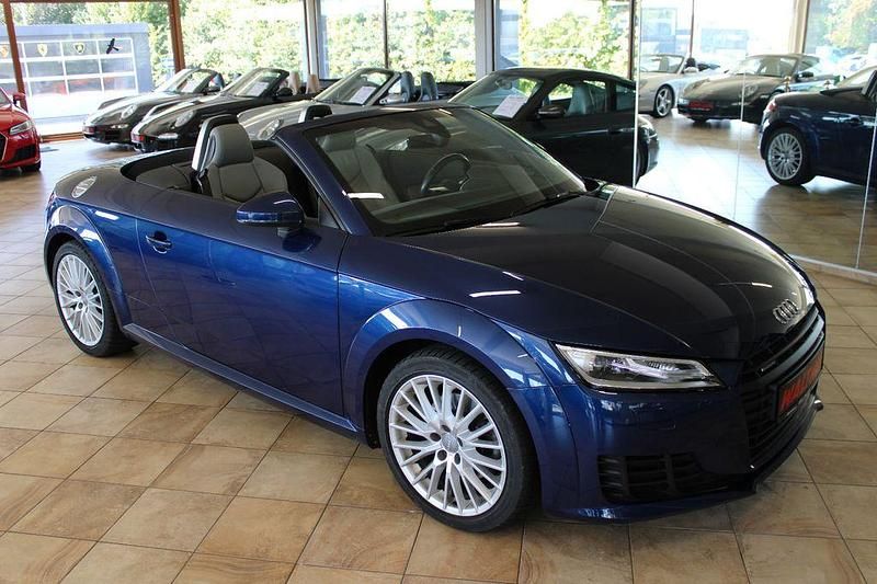 Blau Gebraucht 2017 Audi TT Roadster S-Line Cabrio | 25.890 € (Guter Preis) - Bild 1/4