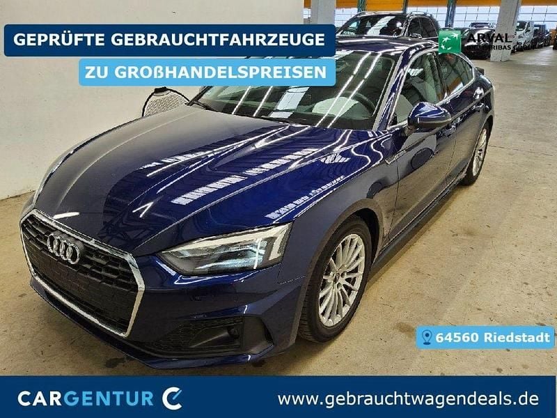 Navarrablau Gebraucht 2022 Audi A5 Sportback Basis Limousine | 26.690 € (Guter Preis) - Bild 1/2