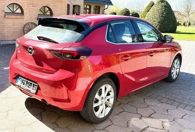 Używany Opel Corsa Elegance 101 KM (74 kW) 2020 Czerwony Hatchback