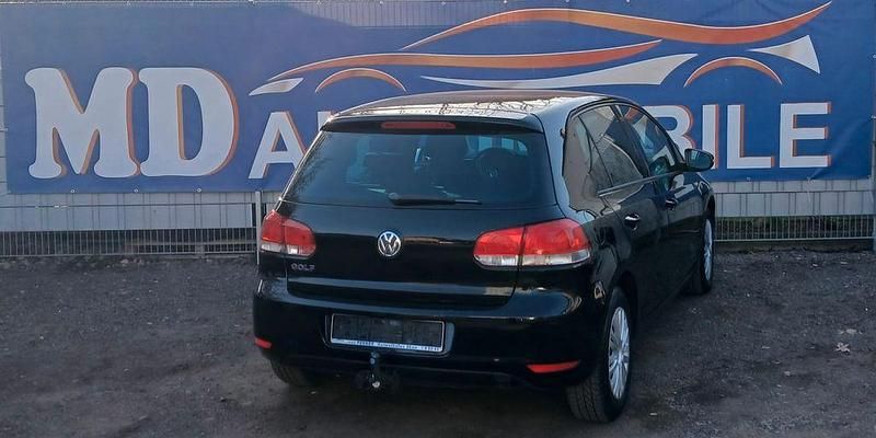 Gebraucht VW Golf VI Trendline 80 PS (58 kW) 2009 Schwarz Kleinwagen