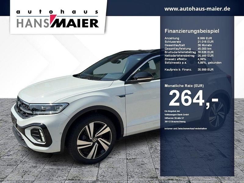 Pure white Gebraucht 2024 VW T-Roc R-line SUV | 35.999 € (Teuer) - Bild 1/4