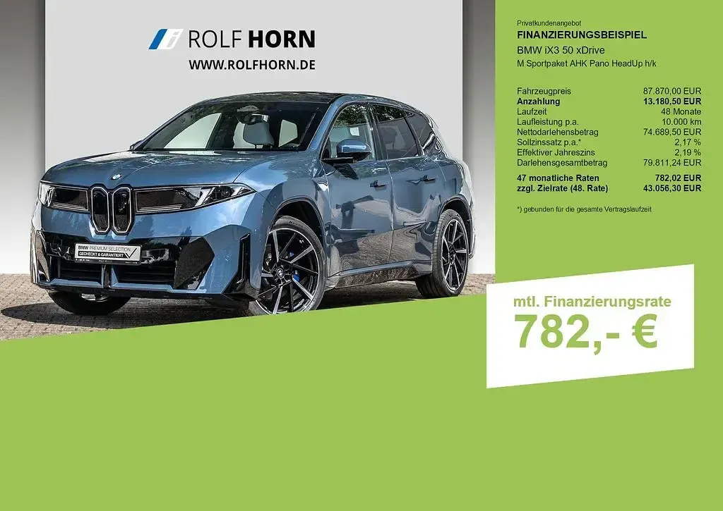 Gebraucht BMW iX3 M Sport 344 kW (469 PS) 2025 Blau SUV