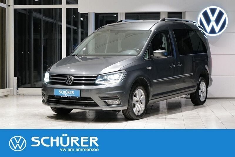 Grau Gebraucht 2019 VW Caddy Maxi Highline Van / Kleinbus | 29.987 € (Teuer) - Bild 1/4
