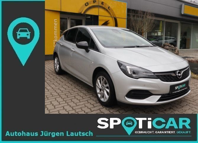 Silver metallic Gebraucht 2021 Opel Astra Limousine | 13.750 € (Guter Preis) - Bild 1/4