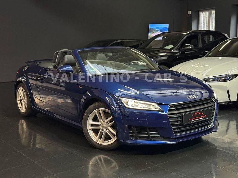 Blau Gebraucht 2017 Audi TT Roadster S-Line Cabrio | 22.999 € (Etwas zu teuer) - Bild 1/4