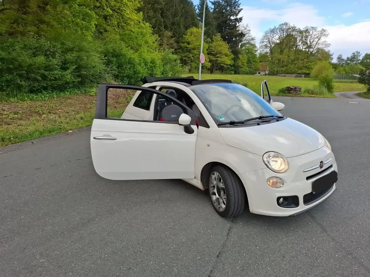Gebraucht Fiat 500 69 PS (50 kW) 2015 Weiß Cabrio