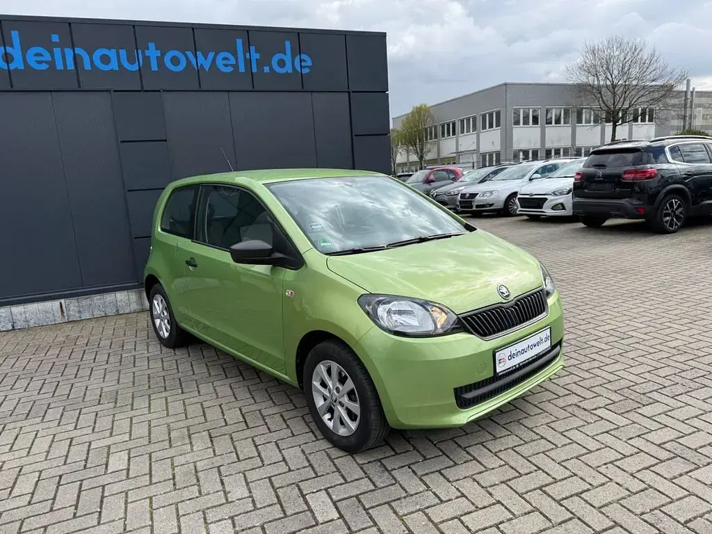 Gebraucht Skoda Citigo Active 75 PS (55 kW) 2014 Grün Kleinwagen