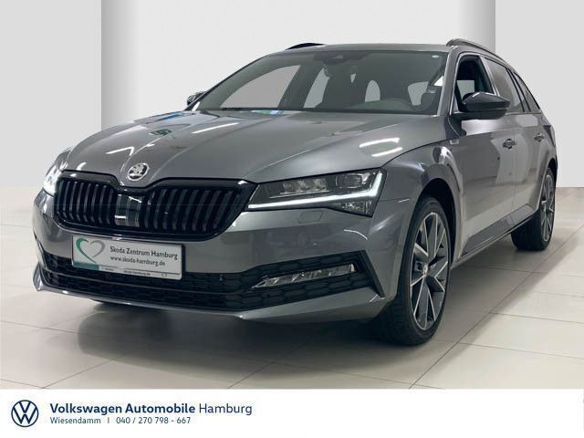 Graphitegrau metallic Gebraucht 2024 Skoda Superb SportLine Kombi | 47.990 € (Teuer) - Bild 1/4