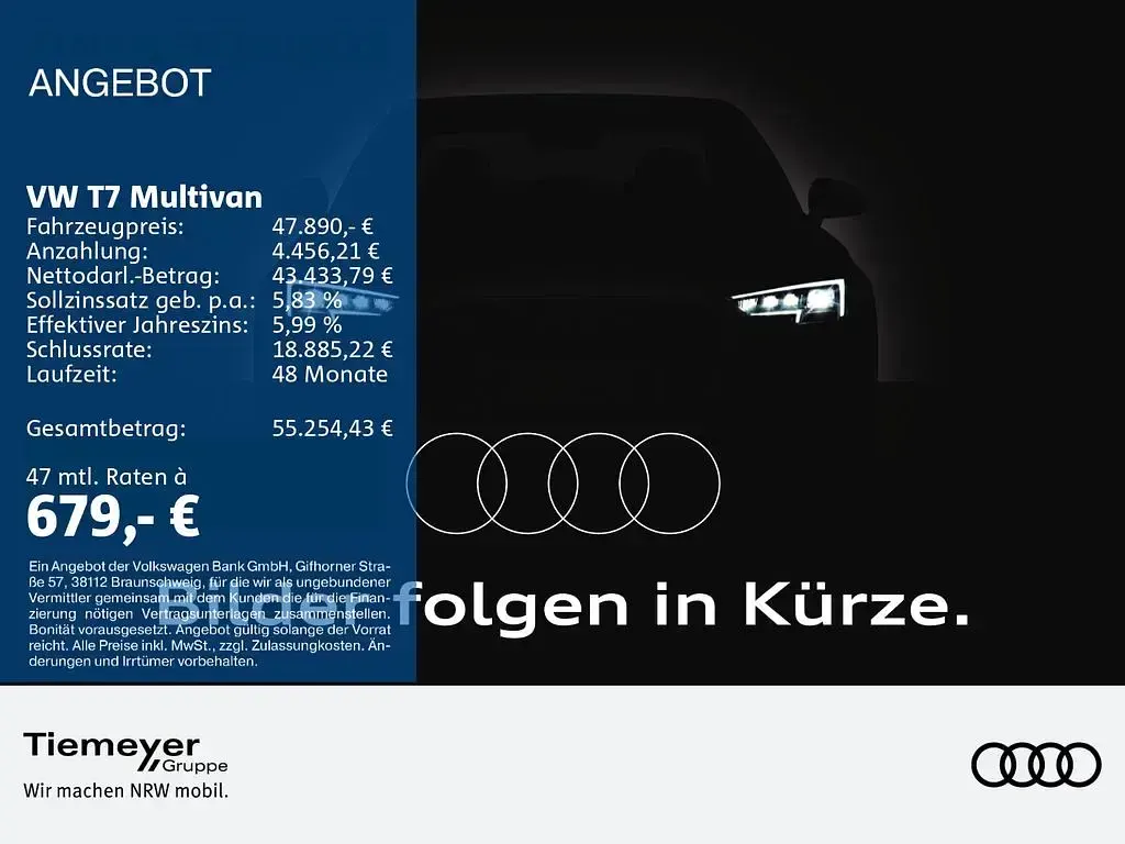 Brugt VW Multivan 218 HK (160 kW) 2023 Blå MPV
