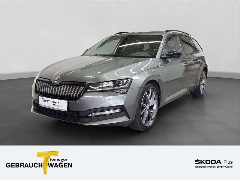 Grau Gebraucht 2022 Skoda Superb SportLine Kombi | 28.870 € (Fairer Preis) - Bild 1/4