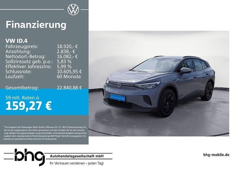 Grau Gebraucht 2022 VW ID.4 Pure SUV | 18.920 € (Fairer Preis) - Bild 1/4