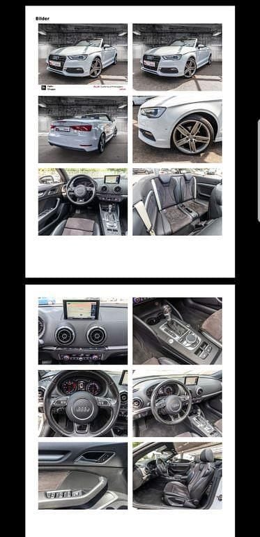 Gebraucht Audi A3 Cabriolet 150 PS (110 kW) 2016 Weiß Cabrio