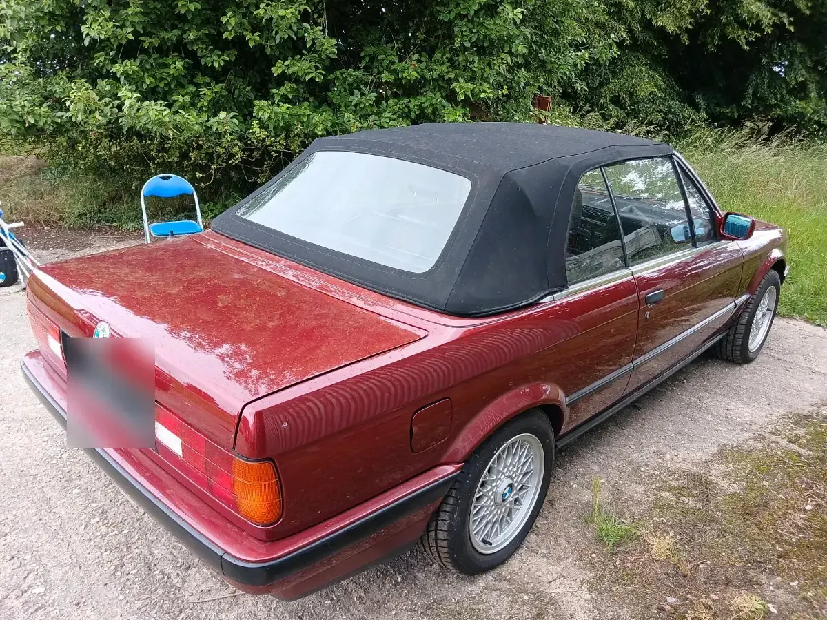 Gebraucht BMW 320 Cabriolet 129 PS (94 kW) 1991 Rot Cabrio