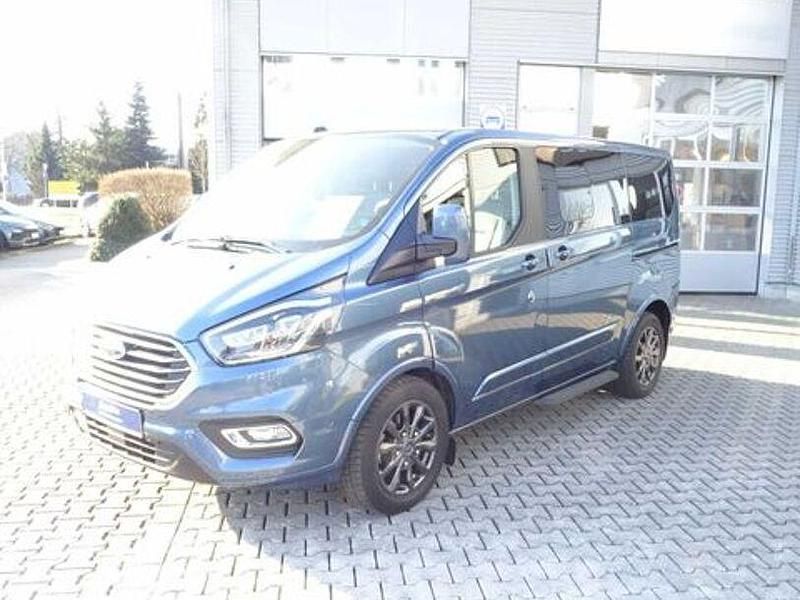 Gebraucht Ford Transit Custom Trend 185 PS (136 kW) 2020 Blau (metallic) Kombi