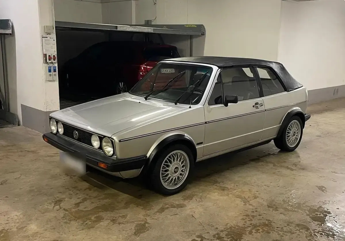 Gebraucht VW Golf Cabriolet 1984 Silber Cabrio