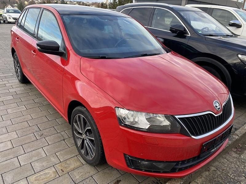 Rot Gebraucht 2015 Skoda Rapid Limousine | 9.450 € (Fairer Preis) - Bild 1/4