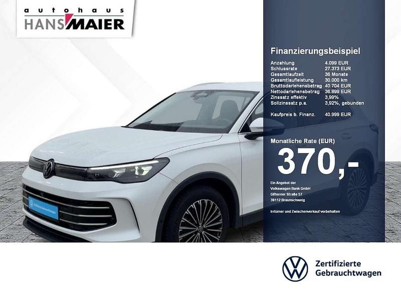 Gebraucht VW Tiguan Elegance 150 PS (110 kW) 2024 Oryxweiß perlmutteffekt SUV