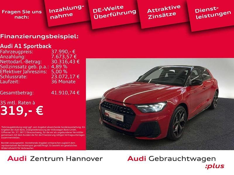 Progressivrot metallic Gebraucht 2025 Audi A1 S-Line Limousine | 37.990 € - Bild 1/4