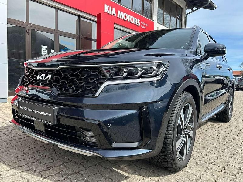 (b4u) gravity blau met. Gebraucht 2024 Kia Sorento Spirit SUV | 45.990 € (Fairer Preis) - Bild 1/4