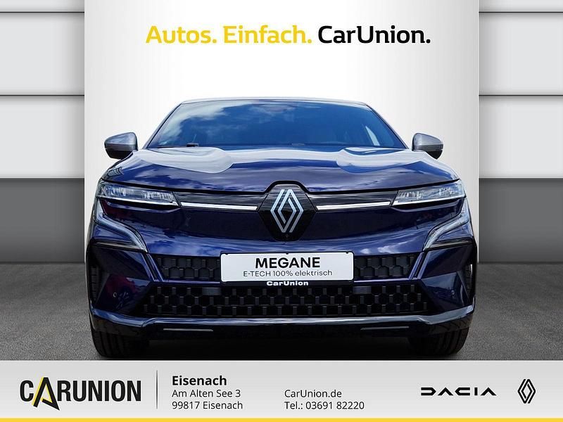 Gebraucht Renault Megane E-Tech Techno 160 kW (218 PS) 2024 Nachtblau metallic, dolomitgrau Limousine