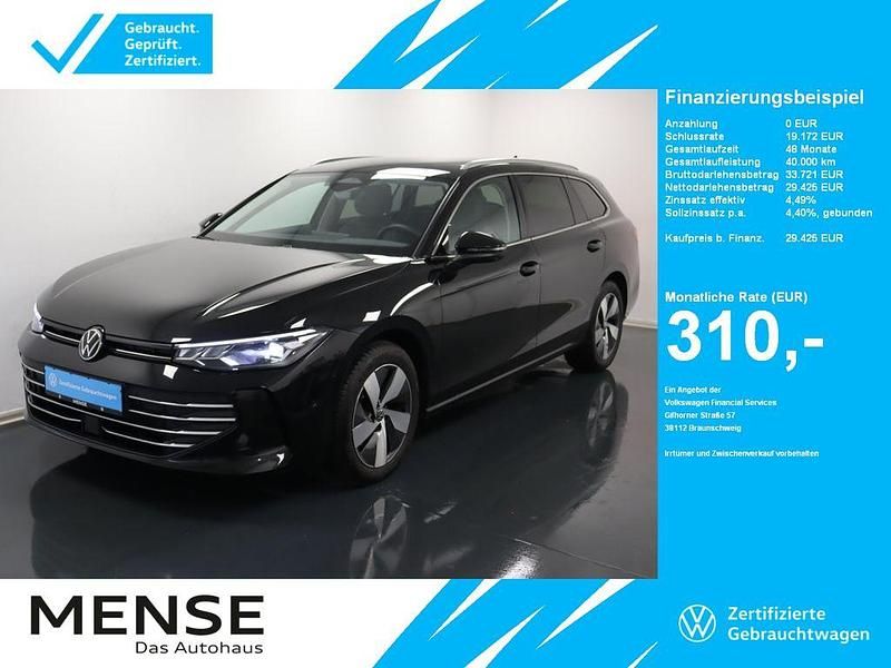 Grenadillschwarz Gebraucht 2024 VW Passat Business Kombi | 29.425 € (Superpreis) - Bild 1/2