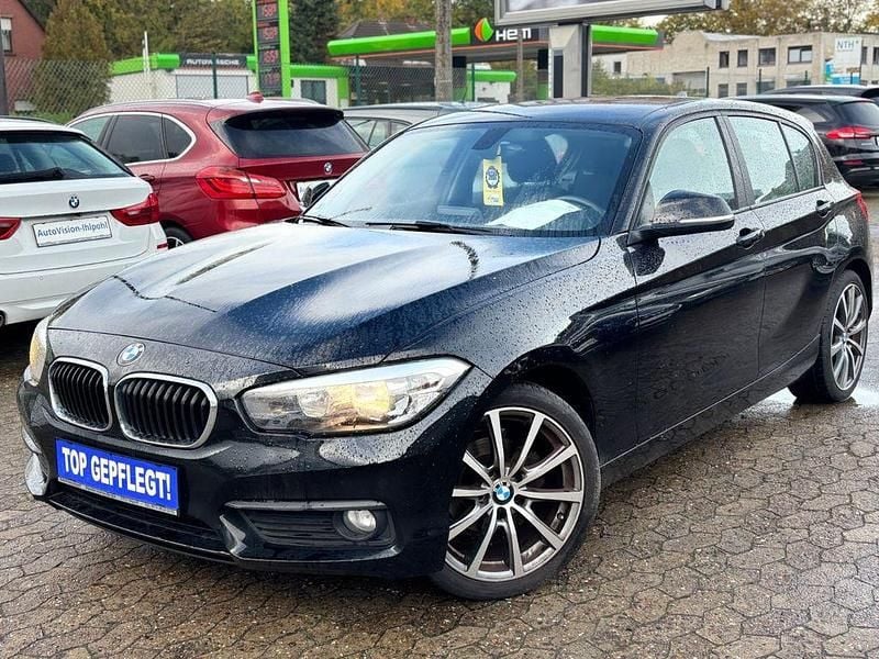 Schwarz Gebraucht 2017 BMW 118 Advantage Kleinwagen | 10.490 € (Fairer Preis) - Bild 1/4