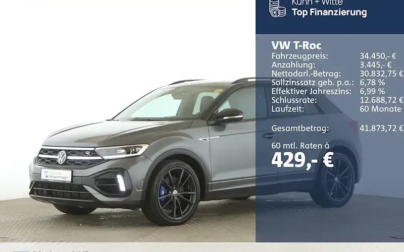 Gebraucht VW T-Roc Beats 300 PS (220 kW) 2023 Indiumgrau metallic SUV