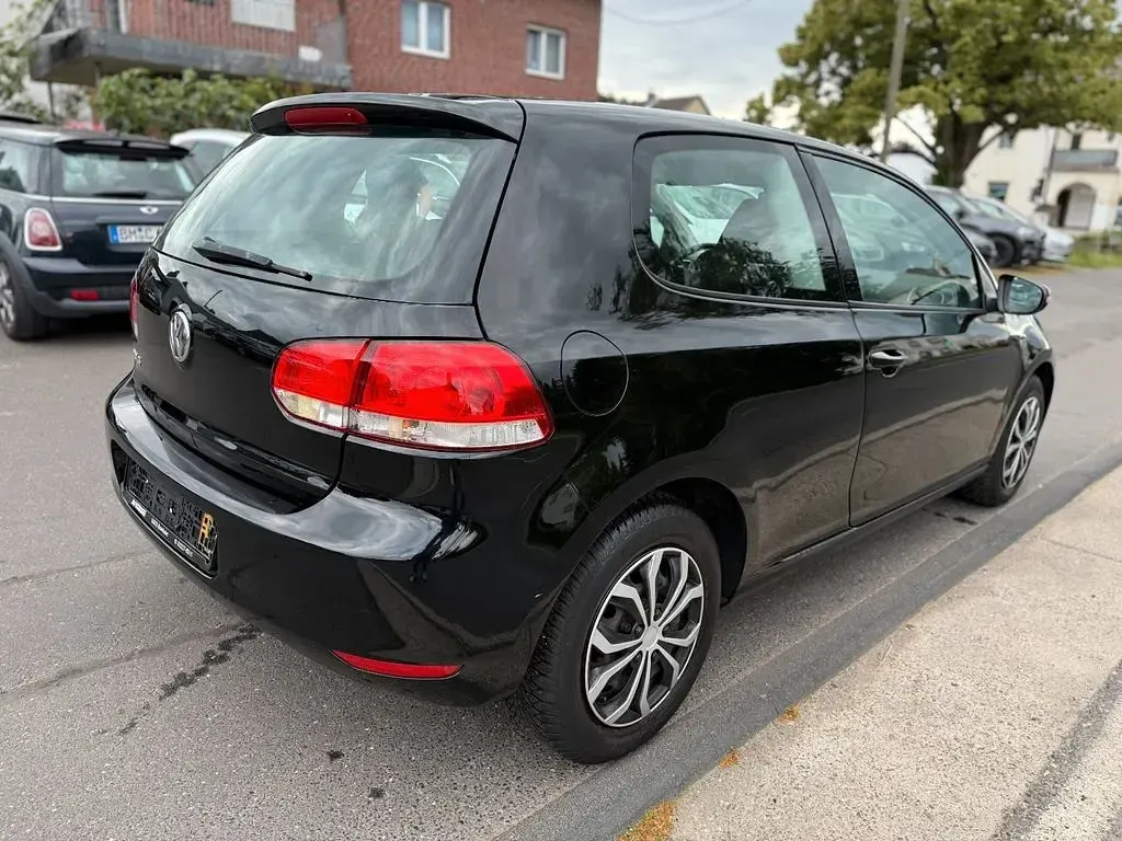 Gebraucht VW Golf VI Trendline 80 PS (58 kW) 2009 Schwarz Kleinwagen