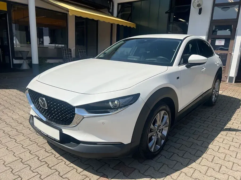 Gebraucht Mazda CX-30 122 PS (89 kW) 2021 Weiß SUV