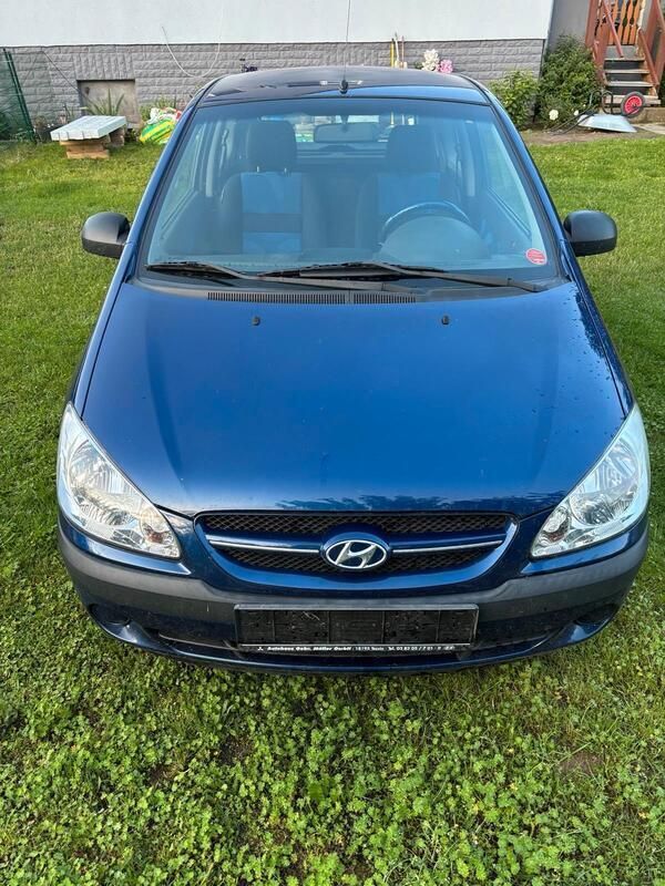 Blau Gebraucht 2008 Hyundai Getz Kleinwagen | 1.300 € - Bild 1/4