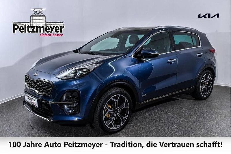 Blau Gebraucht 2020 Kia Sportage 4 SUV | 24.995 € (Etwas zu teuer) - Bild 1/4