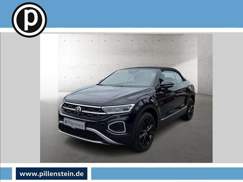 Schwarz Gebraucht 2022 VW T-Roc Cabriolet Style Cabrio | 25.911 € (Fairer Preis) - Bild 1/4