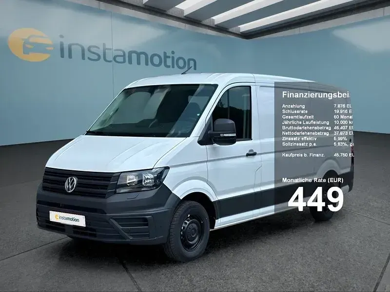 Ny VW Crafter 140 HK (102 kW) 2025 Hvid Van