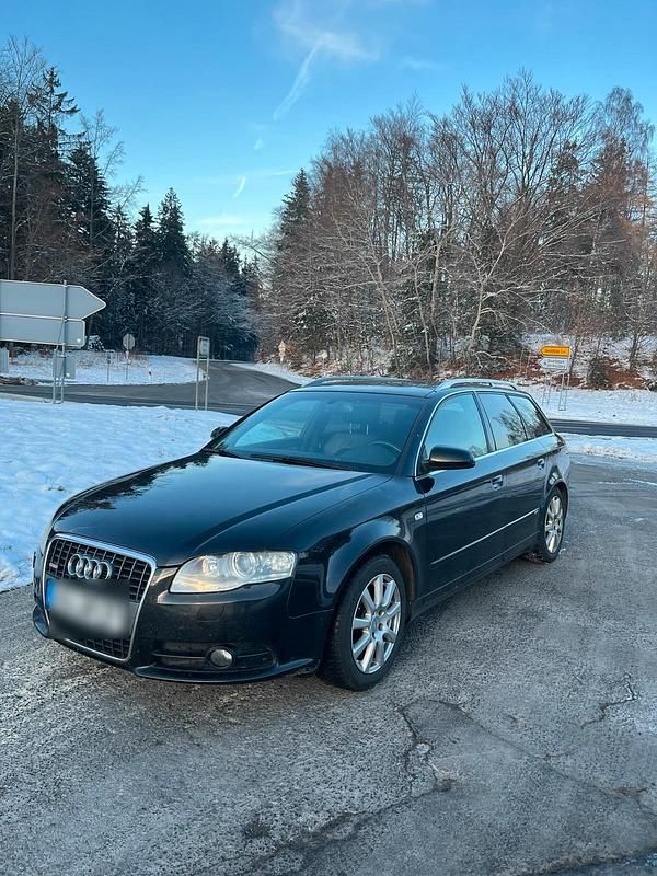 Schwarz Gebraucht 2007 Audi A4 S-Line Kombi | 6.500 € - Bild 1/4