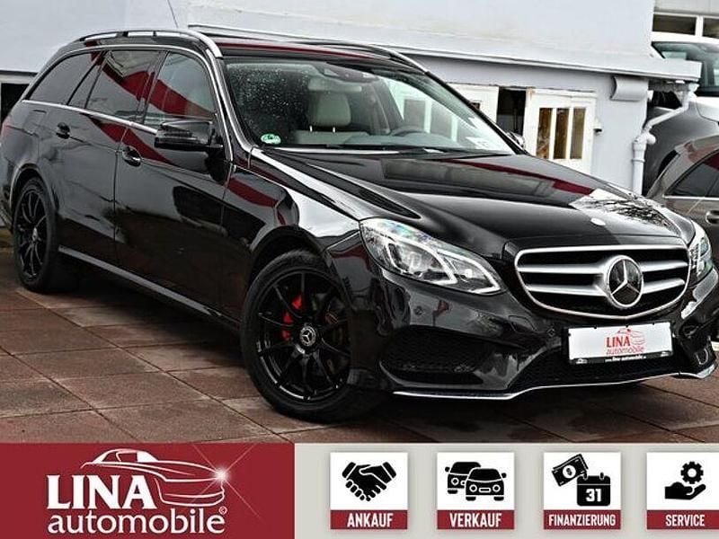 Gebraucht Mercedes E250 AMG 211 PS (155 kW) 2015 Obsidianschwarz Kombi