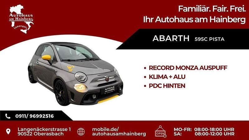 Grau Gebraucht 2018 Abarth 595C Pista Cabrio | 17.490 € (Etwas zu teuer) - Bild 1/4