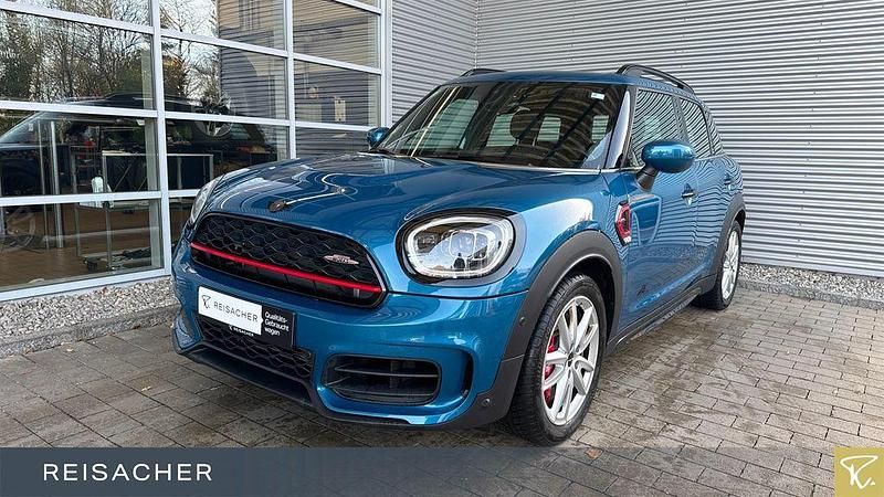 Island blue metallic Gebraucht 2022 Mini John Cooper Works Kleinwagen | 30.899 € (Superpreis) - Bild 1/4
