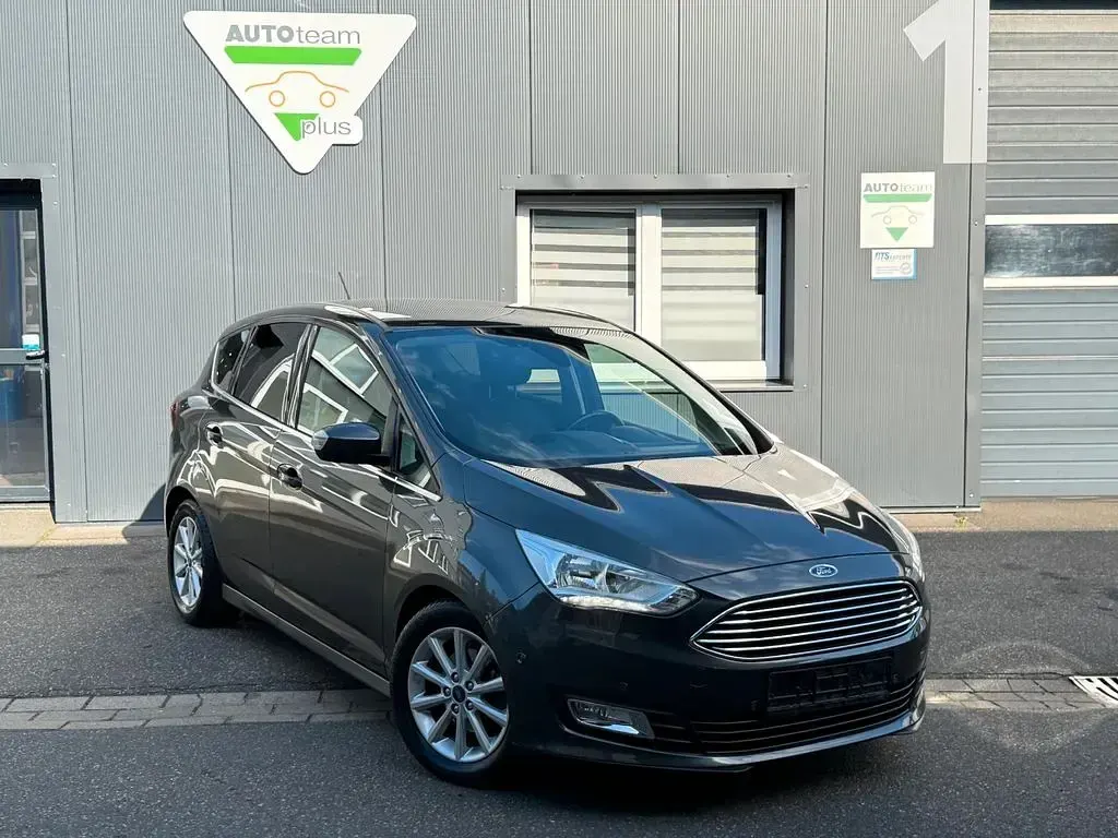 Gebraucht Ford C-MAX Titanium 125 PS (91 kW) 2018 Grau Van / Kleinbus