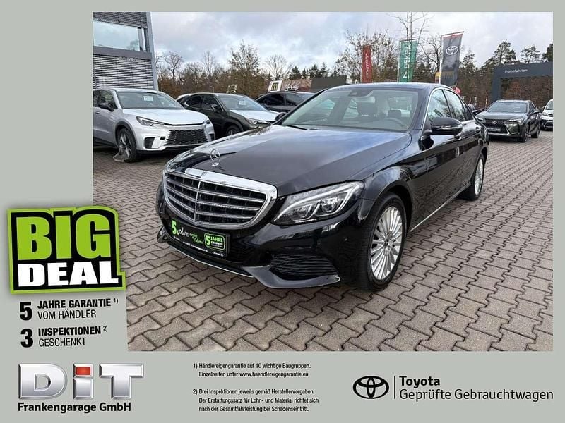 Gebraucht Mercedes C250 Exclusive 211 PS (155 kW) 2018 Obsidianschwarz  metallic Limousine