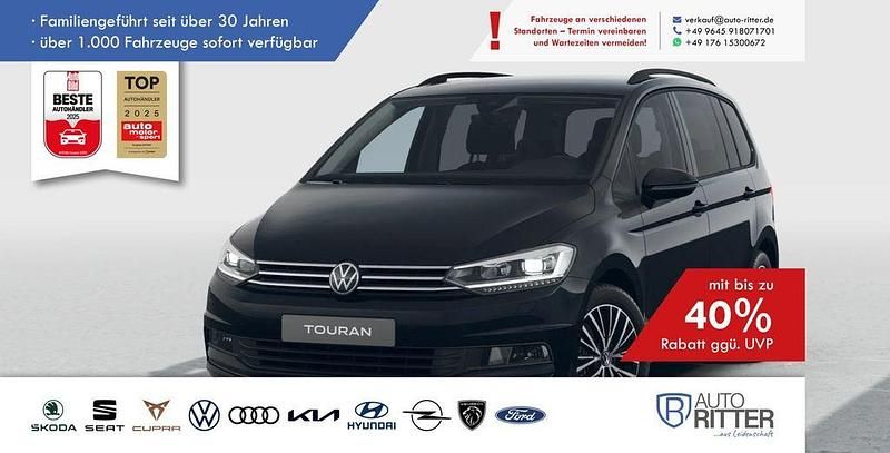 Neu VW Touran 150 PS (110 kW) 2026 Schwarz Van / Kleinbus