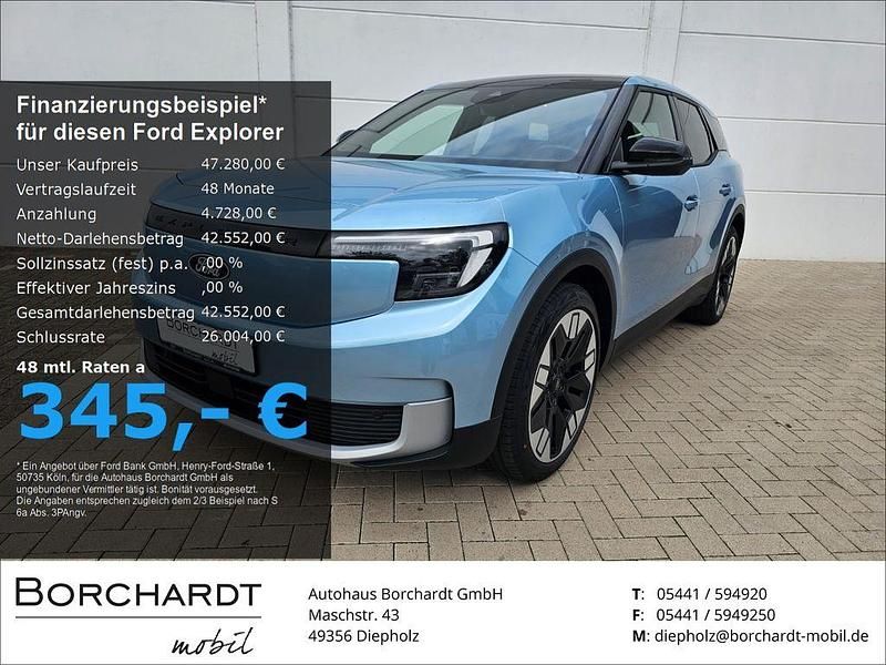 Blau Neu 2025 Ford Explorer Premium SUV | 47.280 € - Bild 1/4
