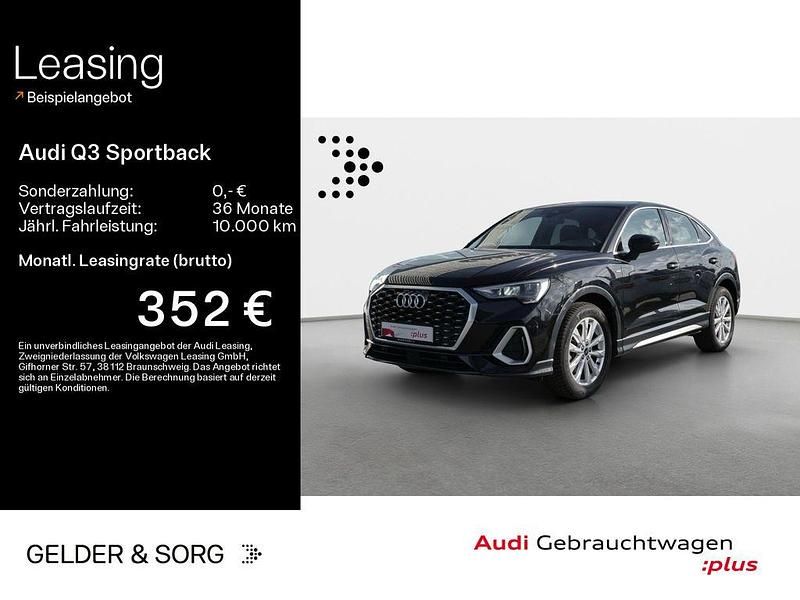 Gebraucht Audi Q3 Sportback S-Line 150 PS (110 kW) 2025 Schwarz SUV